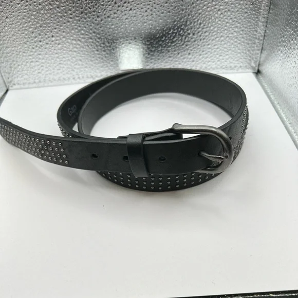 GAP | Accessories | Black Studded Leather Belt With  display picture 3
